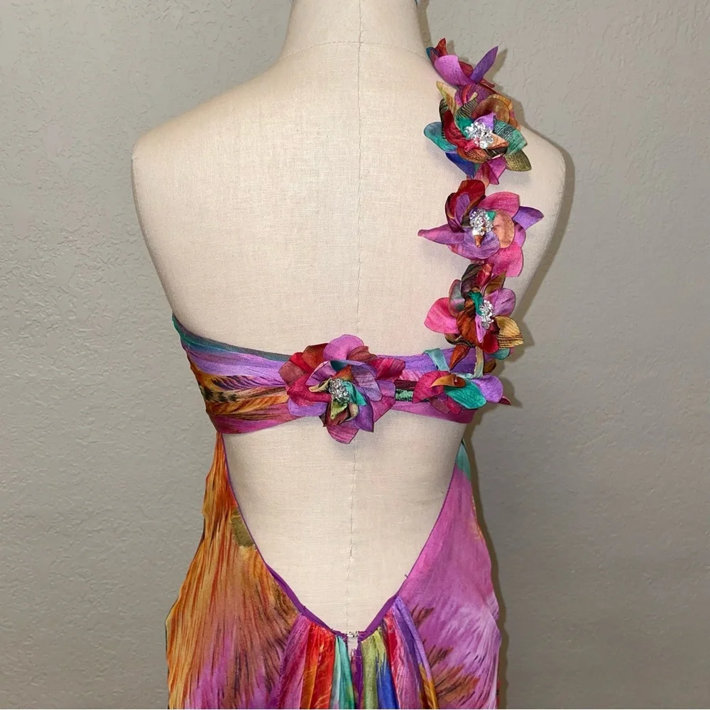 Mori Lee by Madeline Gardner Multicolor Formal Dress - Picture 4 of 9